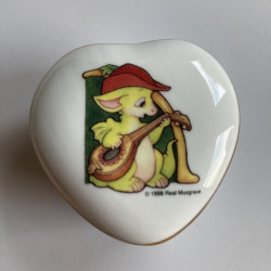 Will Scarlett Pocket Dragon Trinket Box - Whimsical World Of Pocket Dragons by Real Musgrave Hand Made in 1998