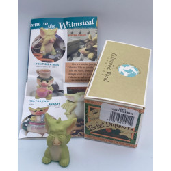 I Don't See A mess Pocket Dragon - Boxed - Whimsical World Of Pocket Dragons by Real Musgrave Hand Made in 2000