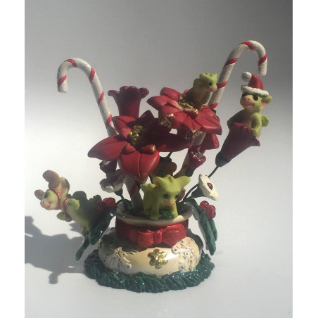 Dragons Yule Love Pocket Dragon - Worldwide Limited Edition of 5000 with Certificate - Hand Made - Whimsical World - 2004