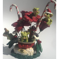 Dragons Yule Love Pocket Dragon - Worldwide Limited Edition of 5000 with Certificate - Hand Made - Whimsical World - 2004