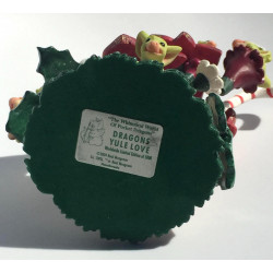Dragons Yule Love Pocket Dragon - Worldwide Limited Edition of 5000 with Certificate - Hand Made - Whimsical World - 2004