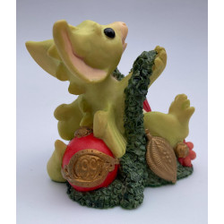 Deck The Halls Pocket Dragon- Whimsical World Of Pocket Dragons Hand Made In 1996