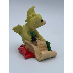 Dear Santa Pocket Dragon - Whimsical World Of Pocket Dragons by Real Musgrave Hand Made in 1994