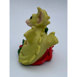Dear Santa Pocket Dragon - Whimsical World Of Pocket Dragons by Real Musgrave Hand Made in 1994