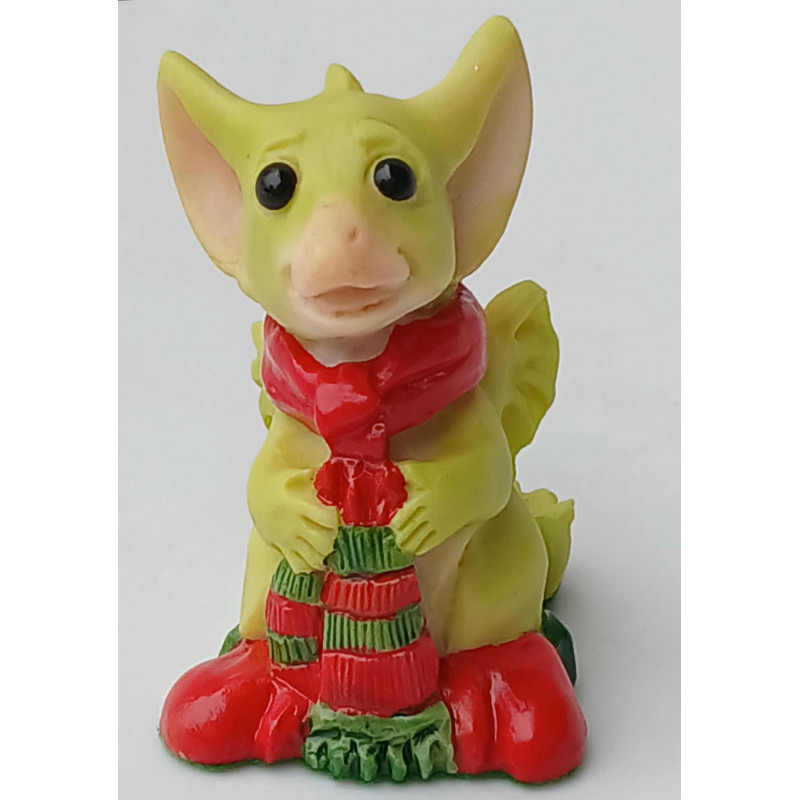 Mitten Toes Pocket Dragon - Boxed - Hand Made in 1992 by Real Musgrave - Whimsical World of Pocket Dragons