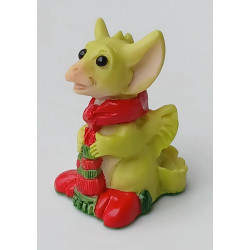 Mitten Toes Pocket Dragon - Boxed - Hand Made in 1992 by Real Musgrave - Whimsical World of Pocket Dragons