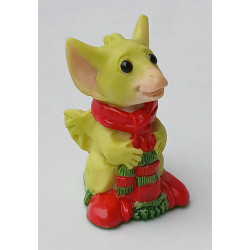 Mitten Toes Pocket Dragon - Boxed - Hand Made in 1992 by Real Musgrave - Whimsical World of Pocket Dragons