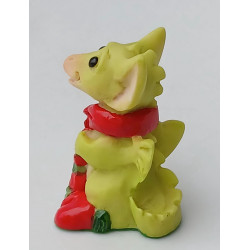Mitten Toes Pocket Dragon - Boxed - Hand Made in 1992 by Real Musgrave - Whimsical World of Pocket Dragons