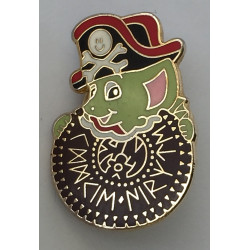 Cookie Pirate Pocket Dragon Lapel Pin Badge Whimsical World Of Pocket Dragons by Real Musgrave Hand Made- 1990s