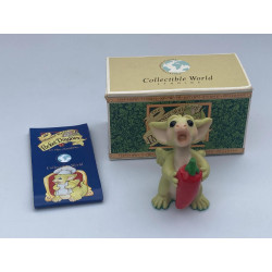 Hot! Hot! Hot! Pocket Dragon - Boxed - Whimsical World Of Pocket Dragons by Real Musgrave Hand Made in 1999