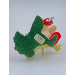 Christmas Skates  Pocket Dragon- Whimsical World Of Pocket Dragons Hand Made- 1995