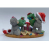 Christmas Gift Tatty Teddy "Christmas Cracker" Ornament by Carte Blanche/From Me To You 2004