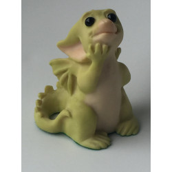 And I Won't Be Any Trouble Pocket Dragon - Whimsical World Of Pocket Dragons by Real Musgrave Hand Made in 1997