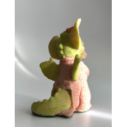 Pink N Pretty - Pocket Dragon - One Of The Original 27 - Hand Made - Whimsical World of Picket Dragons - 1989