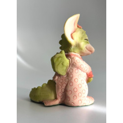 Pink N Pretty - Pocket Dragon - One Of The Original 27 - Hand Made - Whimsical World of Picket Dragons - 1989