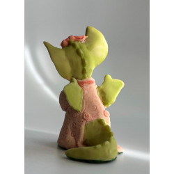 Pink N Pretty - Pocket Dragon - One Of The Original 27 - Hand Made - Whimsical World of Picket Dragons - 1989