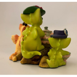 Tea And Gossip Pocket Dragon - Boxed - Collectors Special 2001/2002 - Musgrave Whimsical World Of Pocket Dragons - 2000