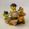 Tea And Gossip Pocket Dragon - Boxed - Collectors Special 2001/2002 - Musgrave Whimsical World Of Pocket Dragons - 2000