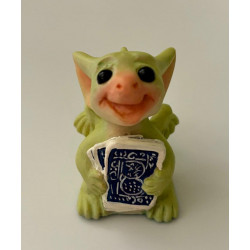 Poker Face Pocket Dragon - Boxed - Hand Made -  Real Musgrave Whimsical World Of Pocket Dragons - 2005