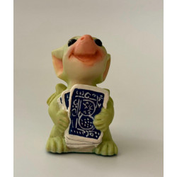 Poker Face Pocket Dragon - Boxed - Hand Made -  Real Musgrave Whimsical World Of Pocket Dragons - 2005