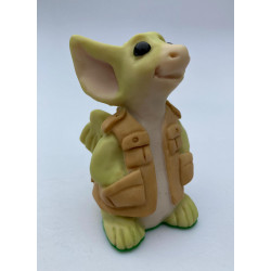 Happy Camper Pocket Dragon - Whimsical World Of Pocket Dragons by Real Musgrave Hand Made - 1997