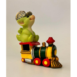 Choo Choo - Pocket Dragon - Boxed - Hand Made - Real Musgrave Whimsical World Of Pocket Dragons - 2005