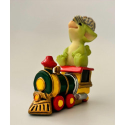 Choo Choo - Pocket Dragon - Boxed - Hand Made - Real Musgrave Whimsical World Of Pocket Dragons - 2005