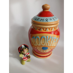 Cookie Pirate Pocket Dragon with Cookie Jar - Boxed -  2004 Exclusive Members Joining Set