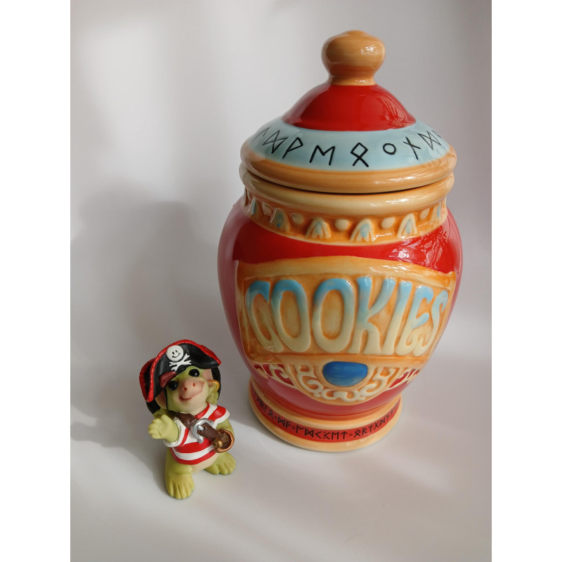 Cookie Pirate Pocket Dragon with Cookie Jar - Boxed -  2004 Exclusive Members Joining Set
