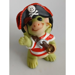Cookie Pirate Pocket Dragon with Cookie Jar - Boxed -  2004 Exclusive Members Joining Set