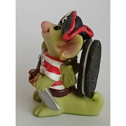 Cookie Pirate Pocket Dragon with Cookie Jar - Boxed -  2004 Exclusive Members Joining Set