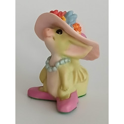 Lady Big Hat - Boxed - Whimsical World Of Pocket Dragons by Real Musgrave - Hand Made in 2000