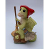 Do I Have To? Pocket Dragon -  One of Original 27 - Whimsical World Of Pocket Dragons by Real Musgrave - Hand Made in 1989