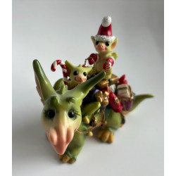 Special Delivery Pocket Dragon - Hand Made In 2002 - Real Musgrave - Worldwide Limited Edition of 2772/5000 -Whimsical World