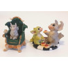 The Happy Ending Pocket Dragon And Gargoyle Set- Boxed - Whimsical World Of Pocket Dragons - Hand Made In 2005