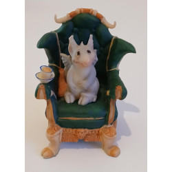 The Happy Ending Pocket Dragon And Gargoyle Set- Boxed - Whimsical World Of Pocket Dragons - Hand Made In 2005