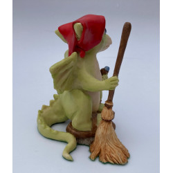 Do I Have To? Pocket Dragon -  One of Original 27 - Whimsical World Of Pocket Dragons by Real Musgrave - Hand Made in 1989