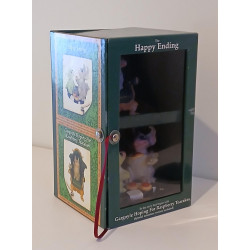 The Happy Ending Pocket Dragon And Gargoyle Set- Boxed - Whimsical World Of Pocket Dragons - Hand Made In 2005