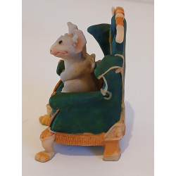 The Happy Ending Pocket Dragon And Gargoyle Set- Boxed - Whimsical World Of Pocket Dragons - Hand Made In 2005