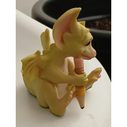 Scribbles Pocket Dragon - One of Origins 27 - Whimsical World Of Pocket Dragons by Real Musgrave Hand Made in 1989