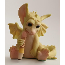 Scribbles Pocket Dragon - One of Origins 27 - Whimsical World Of Pocket Dragons by Real Musgrave Hand Made in 1989