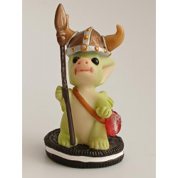 Space Viking Warrior Pocket Dragon - Whimsical World Of Pocket Dragons by Real Musgrave Hand Made in 2004