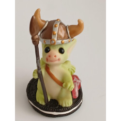 Space Viking Warrior Pocket Dragon - Whimsical World Of Pocket Dragons by Real Musgrave Hand Made in 2004