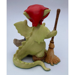 Do I Have To? Pocket Dragon -  One of Original 27 - Whimsical World Of Pocket Dragons by Real Musgrave - Hand Made in 1989
