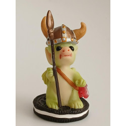Space Viking Warrior Pocket Dragon - Whimsical World Of Pocket Dragons by Real Musgrave Hand Made in 2004
