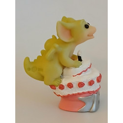 Happy Wedding Messages Pocket Dragon - Boxed - Hand Made -  Real Musgrave Whimsical World Of Pocket Dragons - 2000