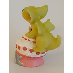 Happy Wedding Messages Pocket Dragon - Boxed - Hand Made -  Real Musgrave Whimsical World Of Pocket Dragons - 2000