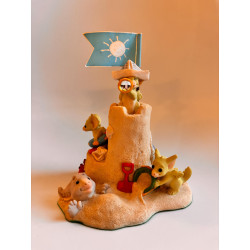 Seaside Castle Pocket Dragon - Worldwide Limited Edition of 2419/3999 - Hand Made in 1999  Real Musgrave