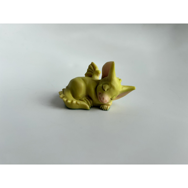 Naptime Pocket Dragon - Hand Made in 1992 - Real Musgrave - Whimsical World Of Pocket Dragons