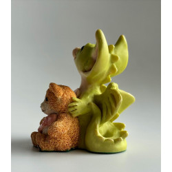 We're Very Brave Pocket Dragon - Whimsical World Of Pocket Dragons by Real Musgrave Hand Made - 1992